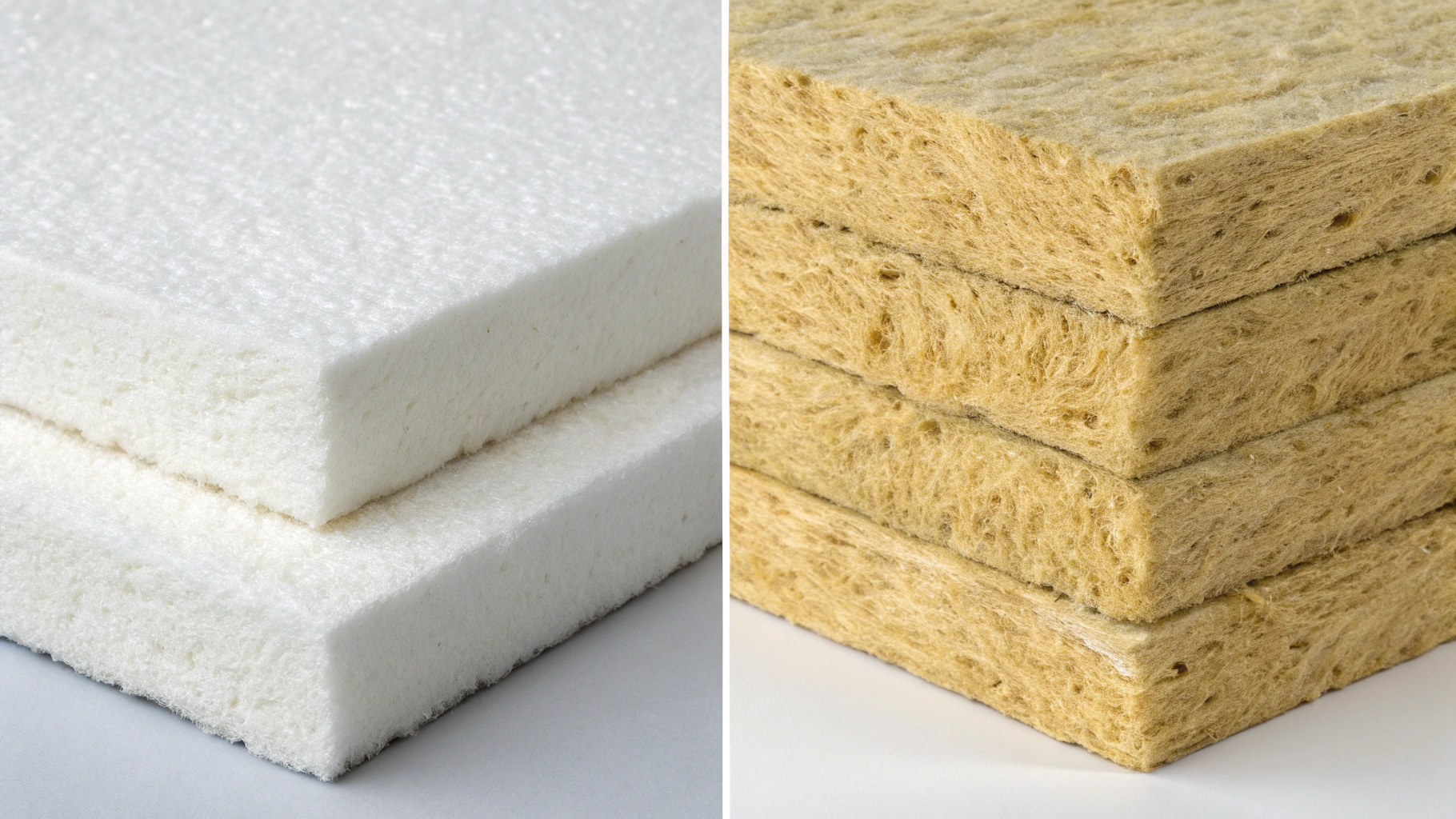 Сравнение минеральной ваты и экструдированного пенополистирола (XPS)
